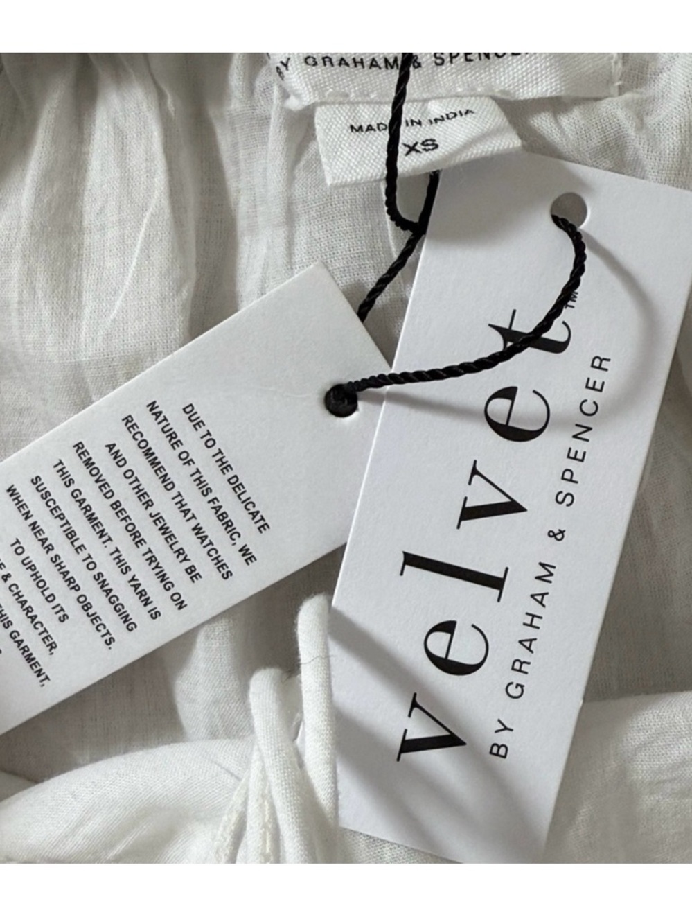 NWT Velvet by Graham & Spencer Riley Embroidered Dress - XS - Picture 9 of 10